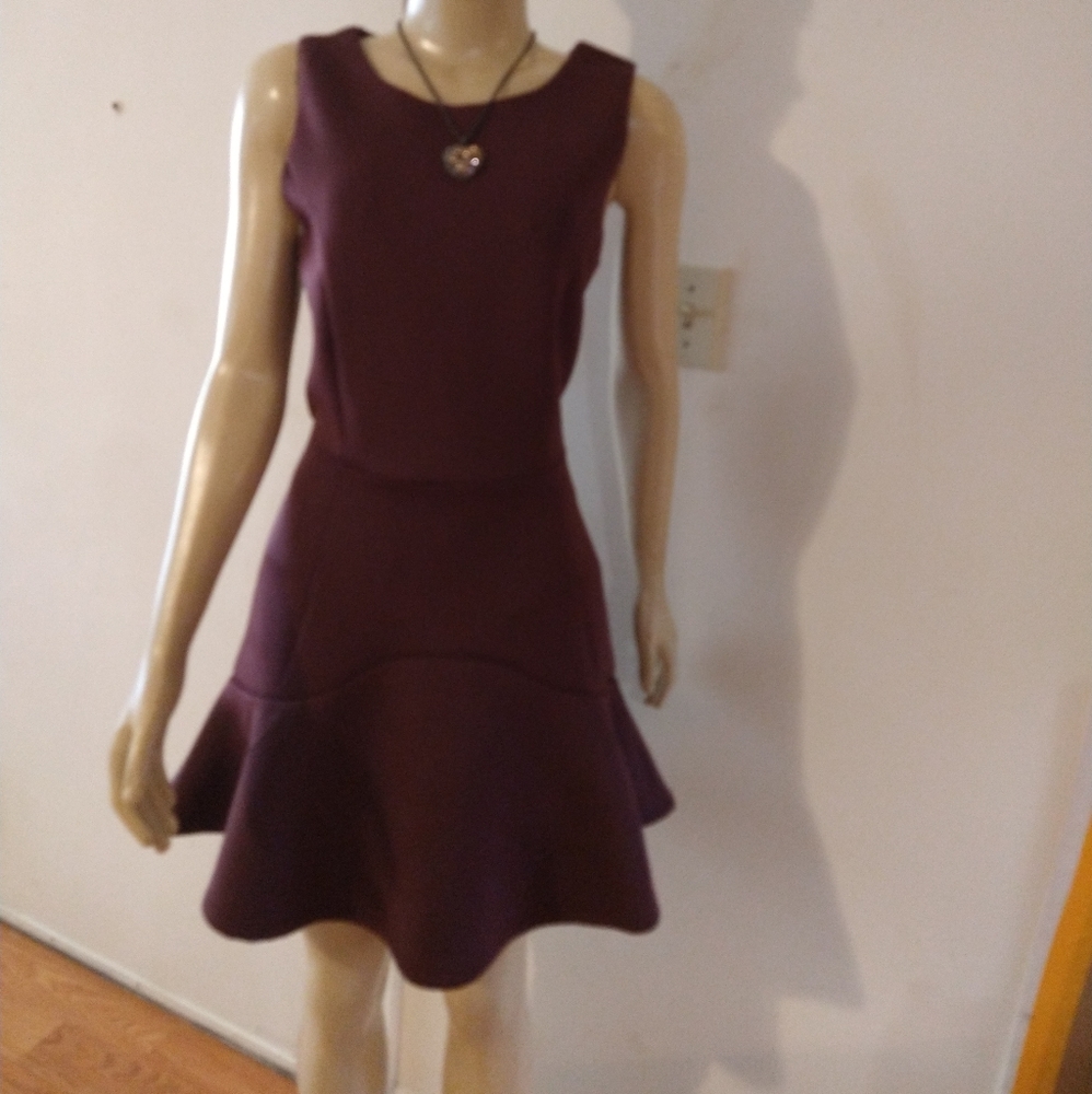 Burgundy Harve Benard dress